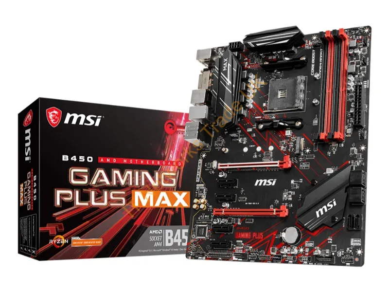 B450GAMPLUSMAX - Msi B450 Gaming Plus Max Motherboard Amd B450 Socket Am4 Atx