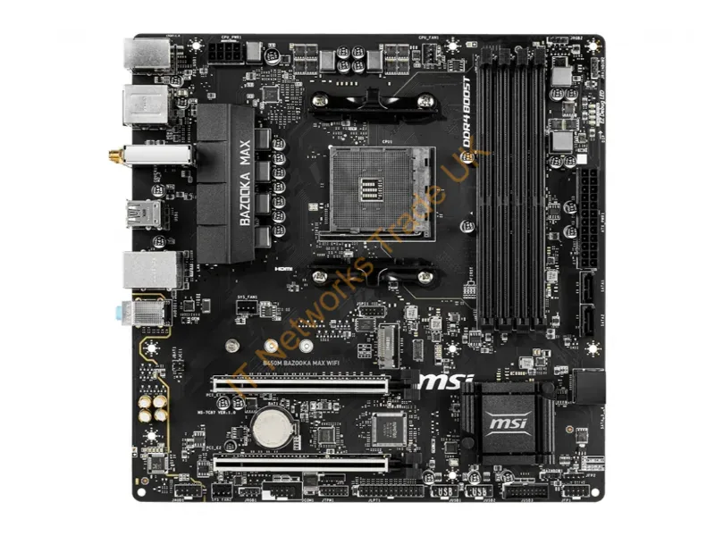 B450MBMAXWI - Msi B450M Bazooka Max Wifi Motherboard Amd B450 Socket Am4 Micro Atx