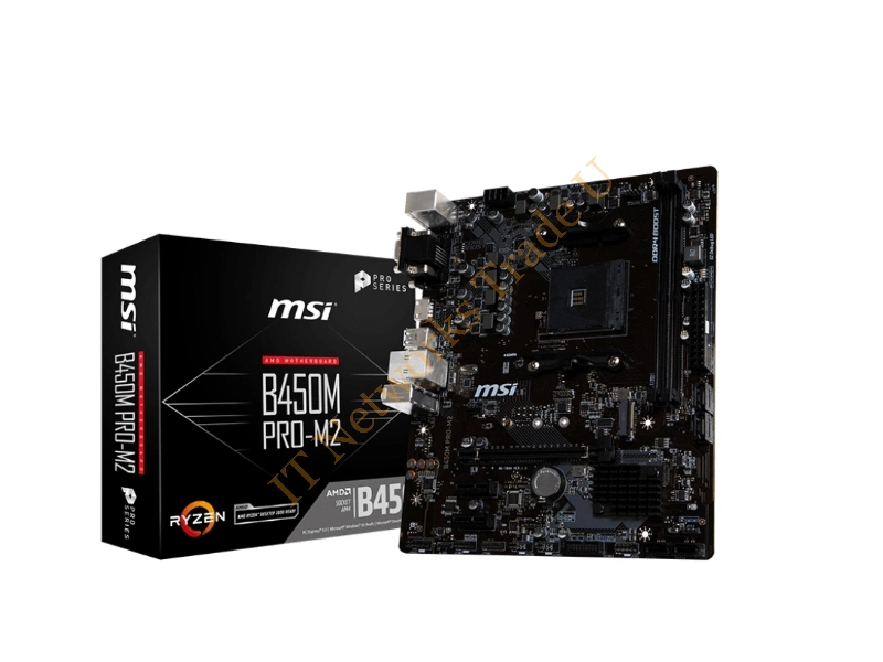 MSI B450M PRO-M2 AMD B450 Socket AM4 Micro ATX motherboard