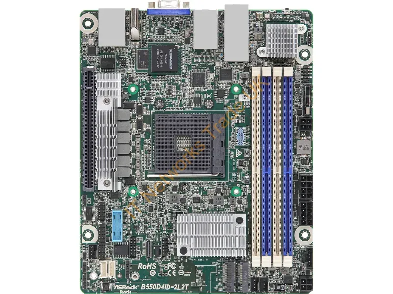 B550D4ID-2L2T - Asrock B550D4Id-2L2T Motherboard Amd B550 Socket Am4 Mini Itx