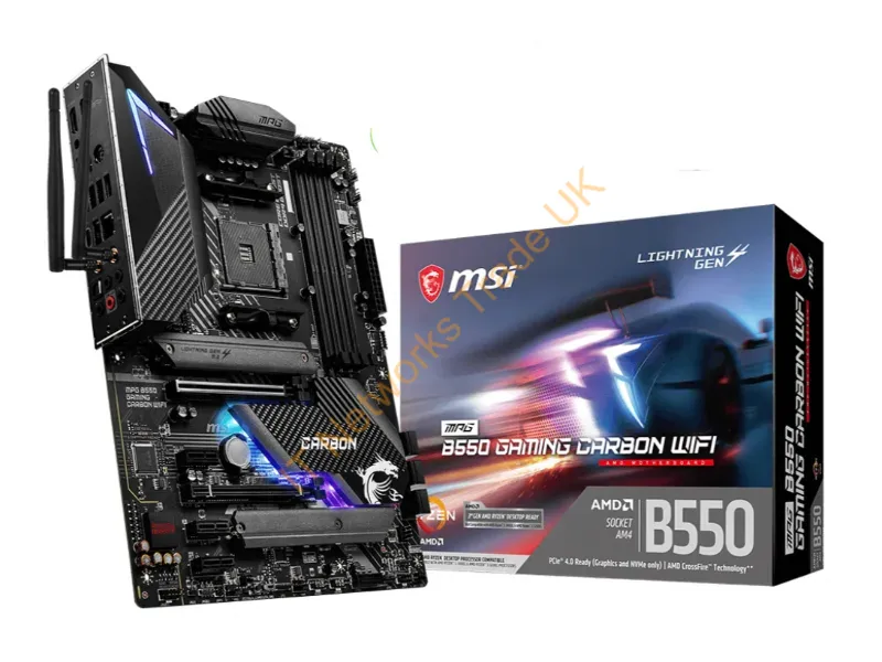 B550GCARBWIFI - Msi Mpg B550 Gaming Carbon Wifi Amd B550 Socket Am4 Atx