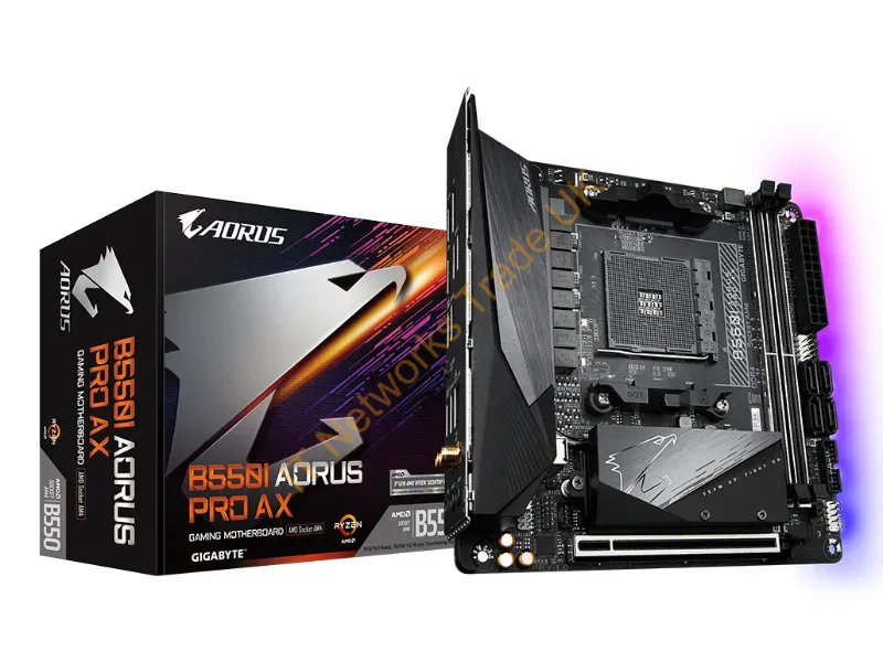 B550IAORUSPROAX - Gigabyte B550I Aorus Pro Ax Motherboard Amd B550 Socket Am4 Mini Itx