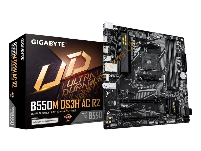B550MDS3HACR2 - Gigabyte B550M Ds3H Ac R2 Motherboard Amd B550 Socket Am4 Micro Atx