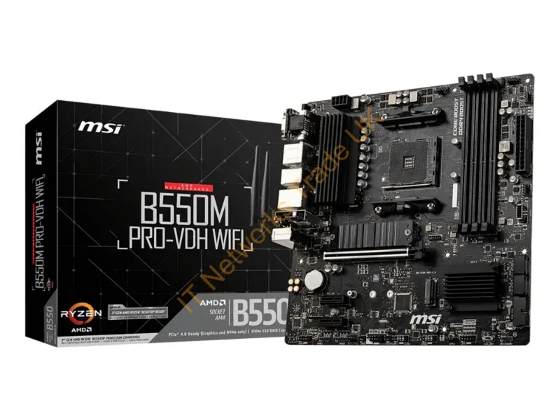 B550MPRO-VDHWIFI - MSI AM4 B550M PRO-VDH WIFI M-ATX