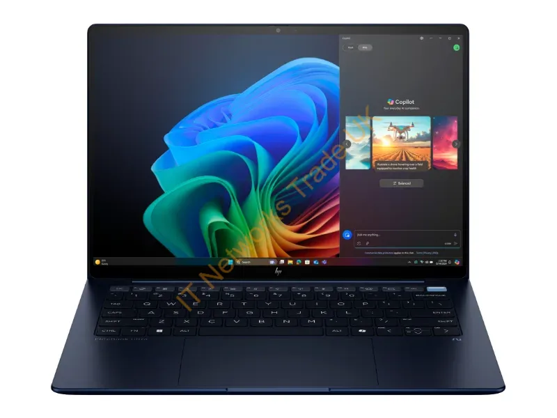 B5PW2UT#ABA - Hp Elitebook Ultra G1I Next Gen Ai Pc Wolf Pro Security Edition Intel Core Ultra 5 228V Laptop 14" Touchscreen 2.8K 32 Gb Lpddr5X-Sdram 512 Gb Ssd Wi-Fi 7 (802.11Be) Windows 11 Pro Blue