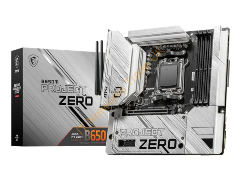 B650MPZERO - Msi B650M Project Zero Motherboard Amd B650 Socket Am5 Micro Atx