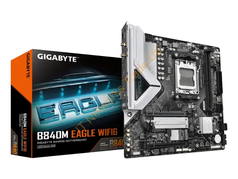 B840MEAGLEWIFI6 - Gigabyte B840M Eagle Wifi6 Motherboard Amd B840 Socket Am5 Micro Atx