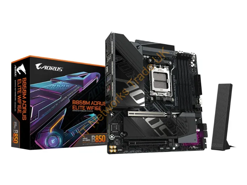 B850MAORUSELITEWF - Gigabyte B850M Aorus Elite Wifi6E Amd B850 Socket Am5 Micro Atx