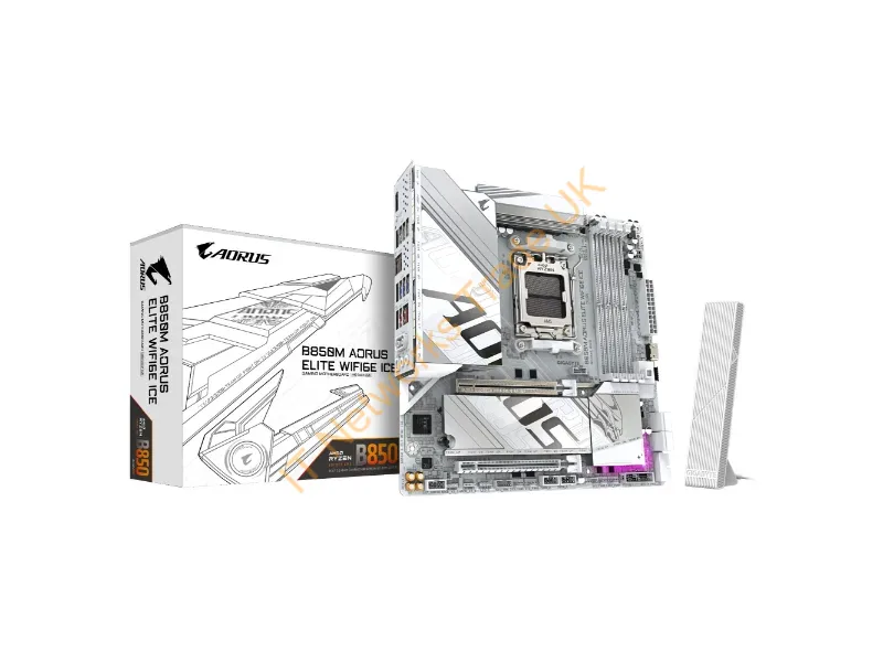 B850MAORUSELITEWIFI6 - Gigabyte B850M Aorus Elite Wifi6E Ice Amd B850 Socket Am5 Micro Atx