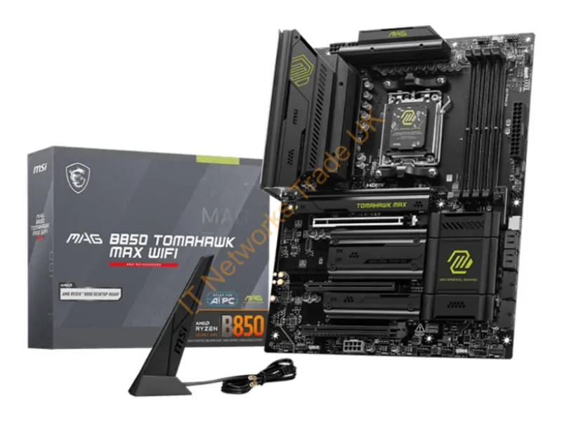 B850TMAHAWKWIFIMAX - Msi Mag B850 Tomahawk Max Wifi Motherboard Amd B850 Socket Am5 Atx