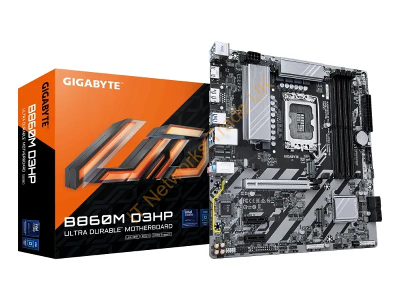 B860MD3HP - Gigabyte B860M D3Hp Motherboard Intel B860 Lga 1851 (Socket V1) Micro Atx