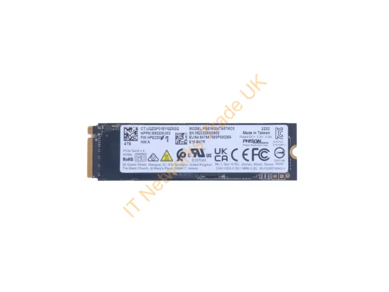 B8BD8AA - Hp 4Tb Pcie-4X4 Solid State Drive