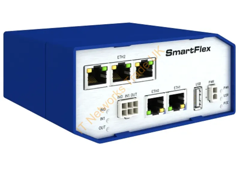 BB-SR30000110 - Advantech 5Xeth Usb 2Xbi/Bo Sd Plastic