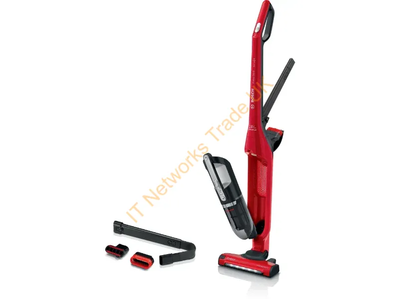 BBH3ZOO28 - Bosch Serie 4 BBH3ZOO28 stick vacuum/electric broom Battery Dry Bagless 0.4 L Red 2.15 Ah