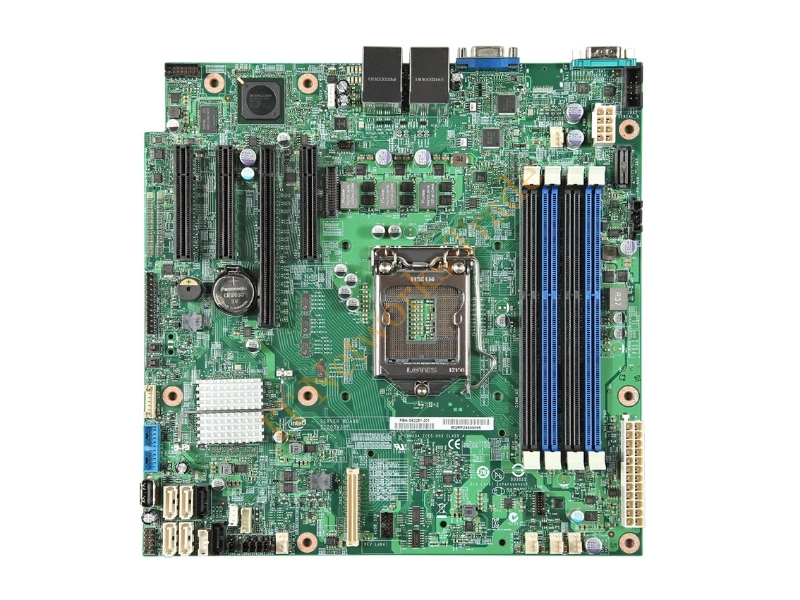 BBS1200V3RPS Intel UATX System Board, C222 Chipset, LGA1150 Socket,Sup-Port for Upto 32 GB DDR3 Desktop Motherboard