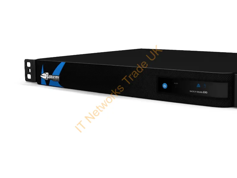 BBS690A - Barracuda Networks Backup Server 690 + 1Y Eu Storage Server Rack (1U) 16 Tb Hdd Black