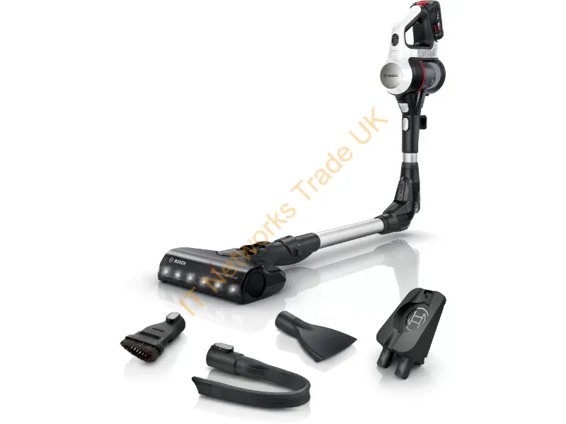 BBS711W - Bosch BBS711W stick vacuum/electric broom 2-in-1 stick vacuum Battery Dry Hygiene Filter Bagless 0.3 L White