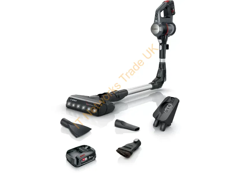 BBS712A - Bosch BBS712A stick vacuum/electric broom 2-in-1 stick vacuum Battery Dry Hygiene Filter Bagless 0.3 L Graphite