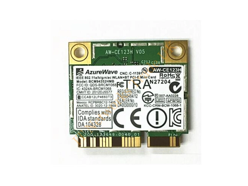 BCM94352HMB Broadcom 802.11ac 867Mbps WLAN Half Mini PCI Express Card WiFi Wireless LAN Card