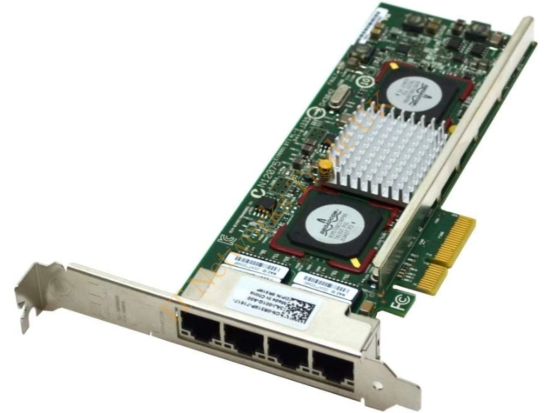 BCM95709A0906G Dell Broadcom NetXtreme II 5709 Gigabit Quad Port Ethernet PCI Express x4 Convergence Network Interface Card