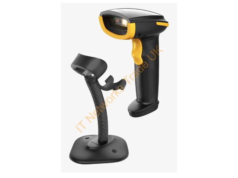 BCST-35_BLACK - Inateck BCST-35 Handheld bar code reader 2D CMOS Black, Yellow