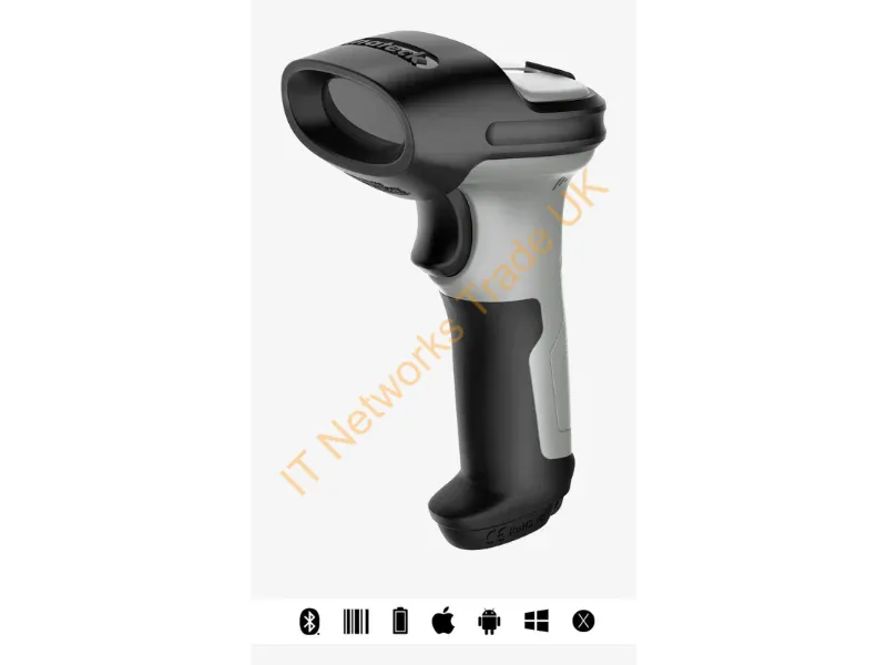 BCST-70_GRAY - Inateck BCST-70 Handheld bar code reader 1D Laser Black, Grey