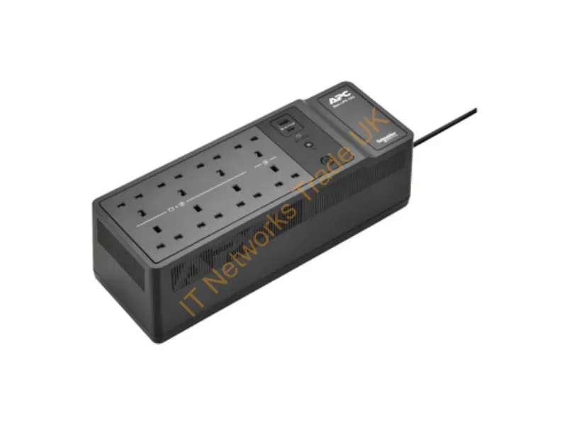 BE1050G2-UK - APC Back-UPS, 1050VA/600W Floor/Wall Mount, 230V, 8x British BS1363A outlets, USB Type A+C Port, User Replaceable Battery