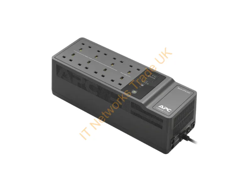 BE650G2-UK - APC Back-UPS, 650VA/400W Floor/Wall Mount, 230V, 8x British BS1363A outlets, USB Type A Port, User Replaceable Battery