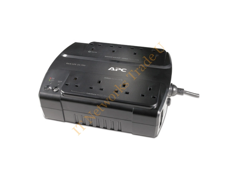 BE700G-UK - APC Power-Saving Back-UPS ES 8 Outlet 700VA 230V BS 1363 700VA Black uninterruptible power supply (UPS)