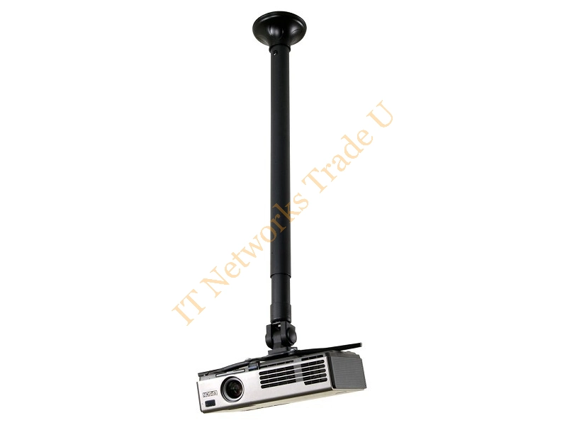 BEAMER-C350BLACK - Newstar Universal Projector Ceiling Mount, Height Adjustable (72-112cm) Black Accessory