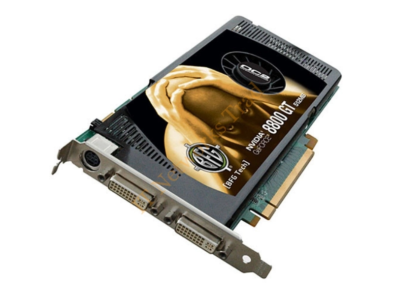BFGE88512GTOC2E BFG GeForce 8800 GT 512MB 256-Bit GDDR3 PCI Express 2 x16 HDCP Ready SLI Support Video Graphics Card