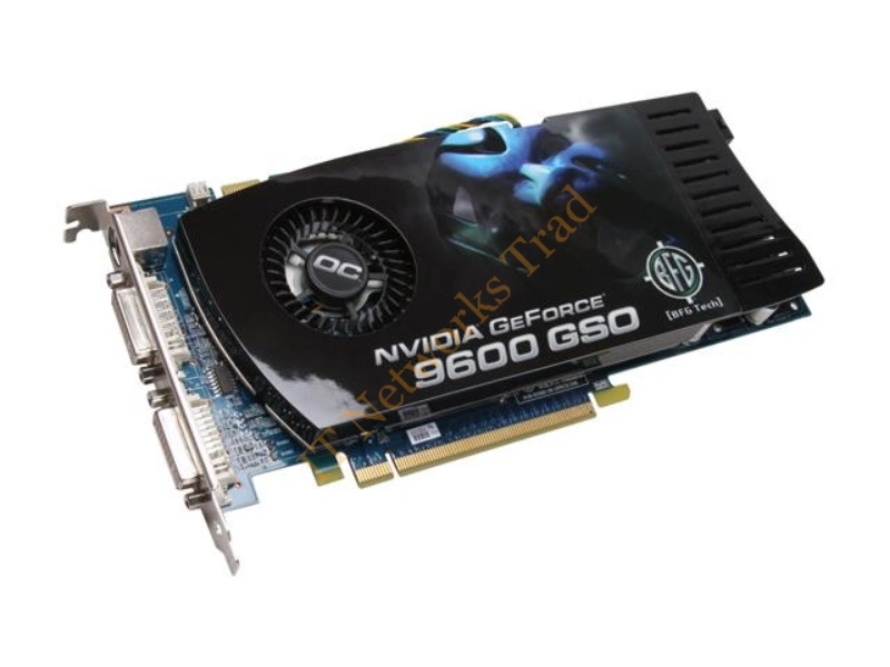 BFGE96384GSOOCE BFG GeForce 9600 GSO 384MB 192-Bit GDDR3 PCI Express 2 x16 HDCP Ready SLI Support Video Graphics Card