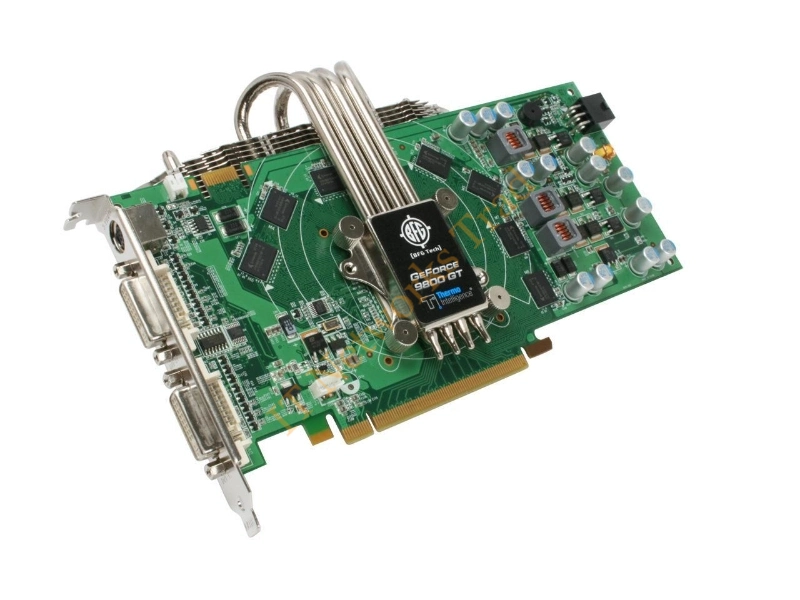 BFGE98512GTHE BFG GeForce 9800 GT Passive Cooling 512MB 256-Bit GDDR3 PCI Express 2 x16 HDCP Ready SLI Supported Video Graphics Card