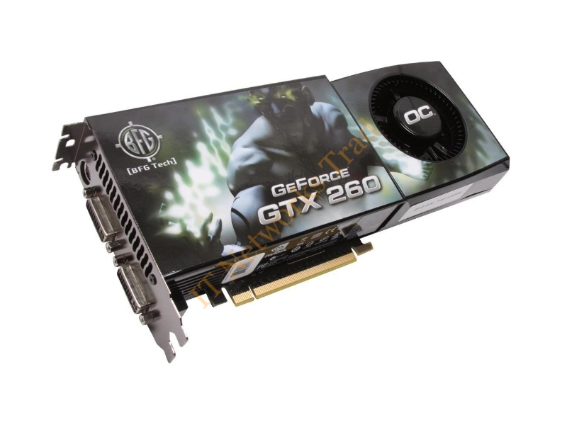 BFGEGTX260896OCE BFG GeForce GTX 260 896MB 448-Bit GDDR3 PCI Express 2 x16 HDCP Ready SLI Support Video Graphics Card