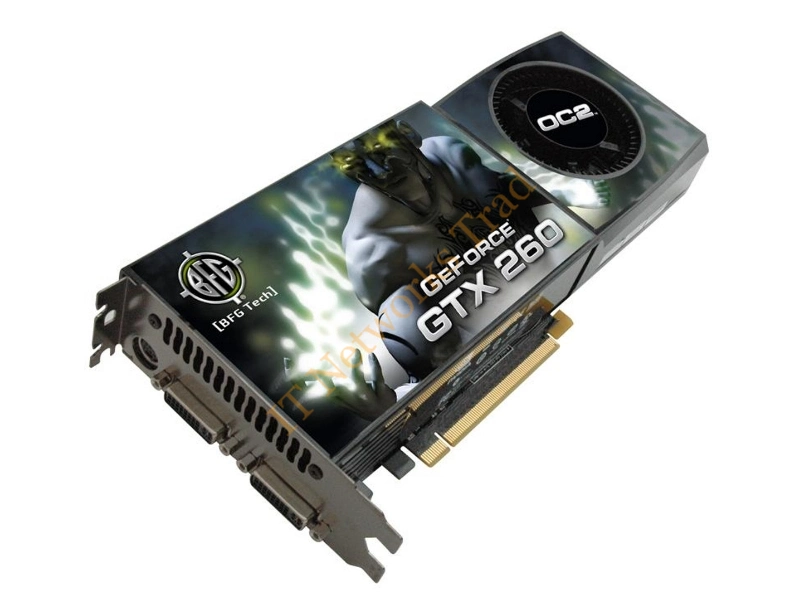 BFGEGTX260896OCXE BFG GeForce GTX 260 896MB 448-Bit GDDR3 PCI Express 2 x16 HDCP Ready SLI Support Video Graphics Card