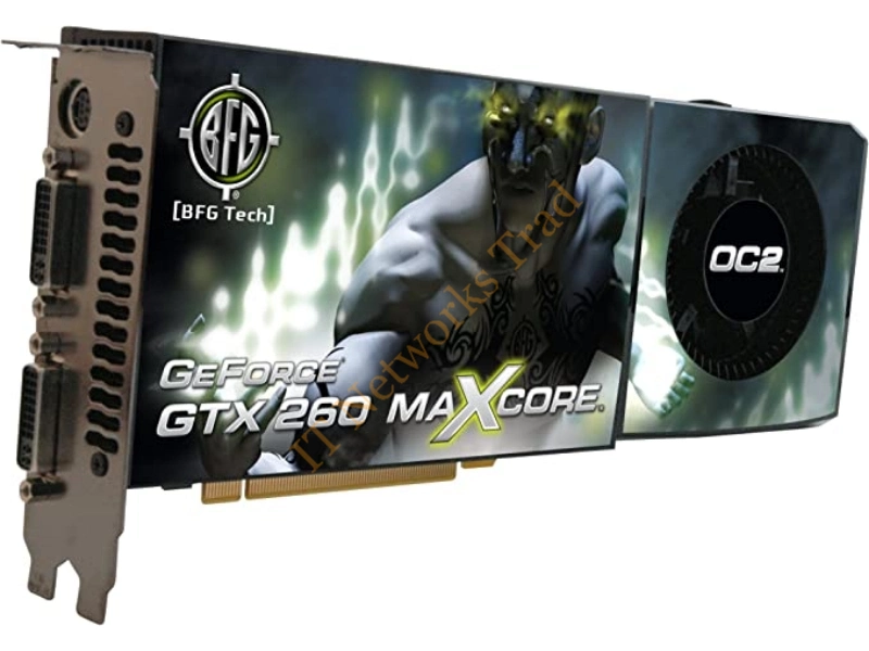 BFGEGTX260MC896OC2E BFG GeForce GTX 260 896MB 448-Bit GDDR3 PCI Express 2 x16 HDCP Ready SLI Support Video Graphics Card