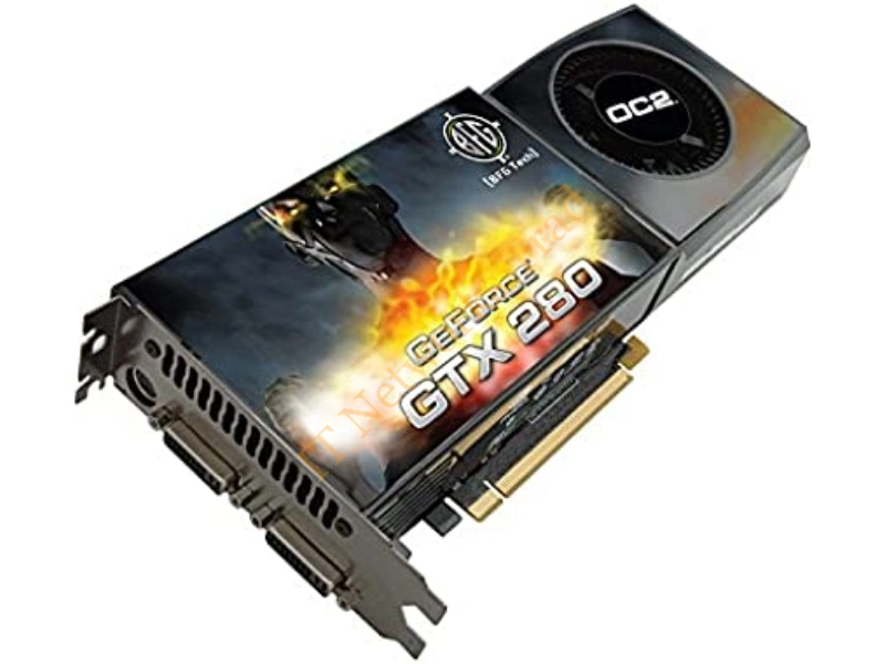 BFGEGTX2801024OC2E BFG GeForce GTX 280 1GB 512-Bit GDDR3 PCI Express 2 x16 HDCP Ready SLI Support Video Graphics Card
