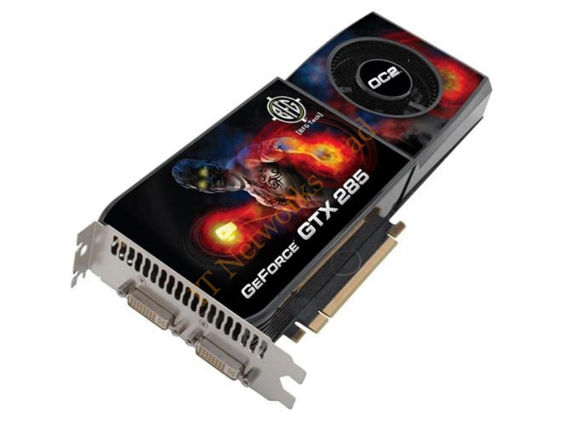 BFGEGTX2851024OC2BE BFG GeForce GTX 285 1GB 512-Bit GDDR3 PCI Express 2 x16 HDCP Ready SLI Support Video Graphics Card