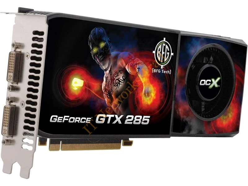 BFGEGTX2851024OCXBE BFG GeForce GTX 285 1GB 512-Bit GDDR3 PCI Express 2 x16 HDCP Ready SLI Support Video Graphics Card