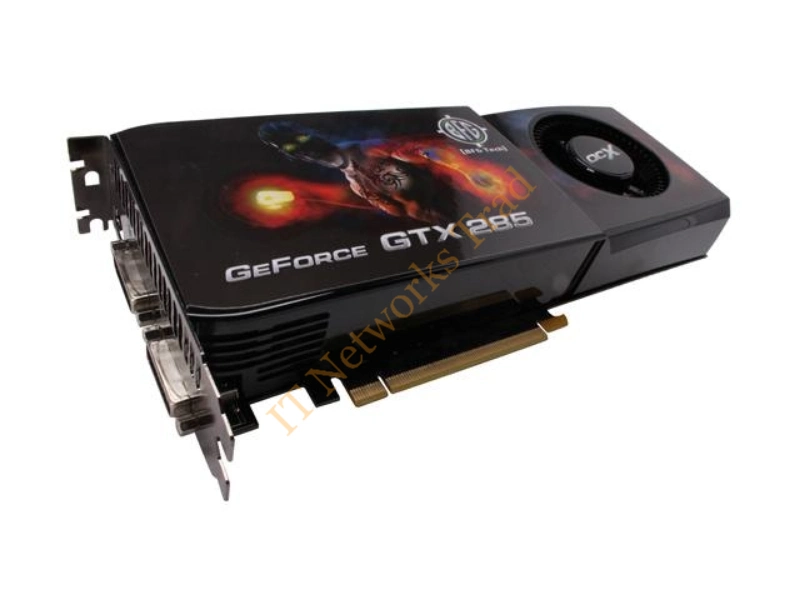 BFGEGTX2851024OCXE BFG GeForce GTX 285 1GB 512-Bit GDDR3 PCI Express 2 x16 HDCP Ready SLI Support Video Graphics Card
