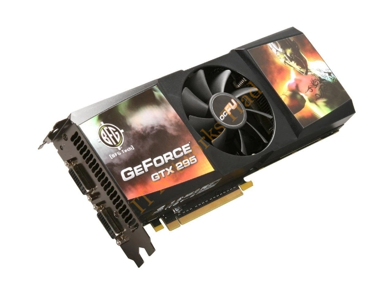 BFGEGTX2951792OCFUBE BFG GeForce GTX 295 1.75GB GDDR3 896-Bit PCI Express 2.0 x16 Video Graphics Card