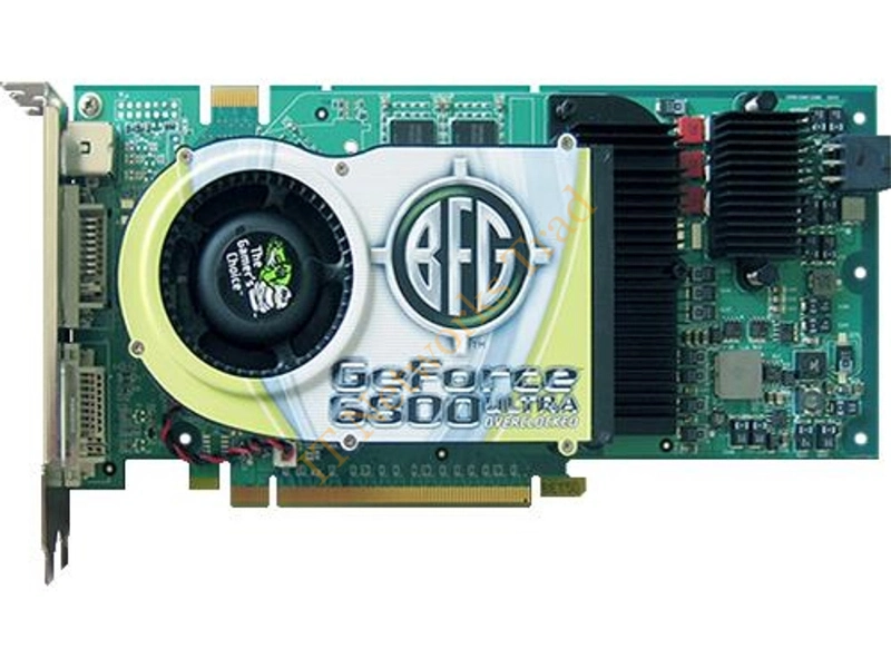 BFGR68512UOCX BFG GeForce 6800 Ultra 512MB 256-Bit GDDR3 PCI Express x16 SLI Support Video Graphics Card