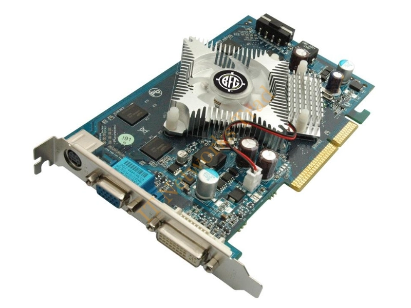 BFGR76512GSOC BFG GeForce 7600 GS 512MB 128-Bit GDDR2 AGP 4X/8X Video Graphics Card