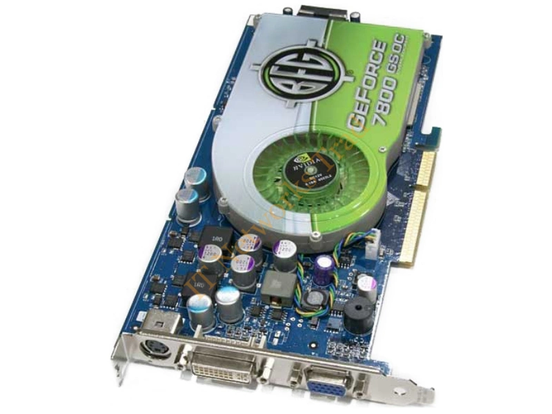 BFGR78256GSOC BFG nVidia GeForce 7800 GS 256MB GDDR3 256-Bit AGP 8x Video Graphics Card