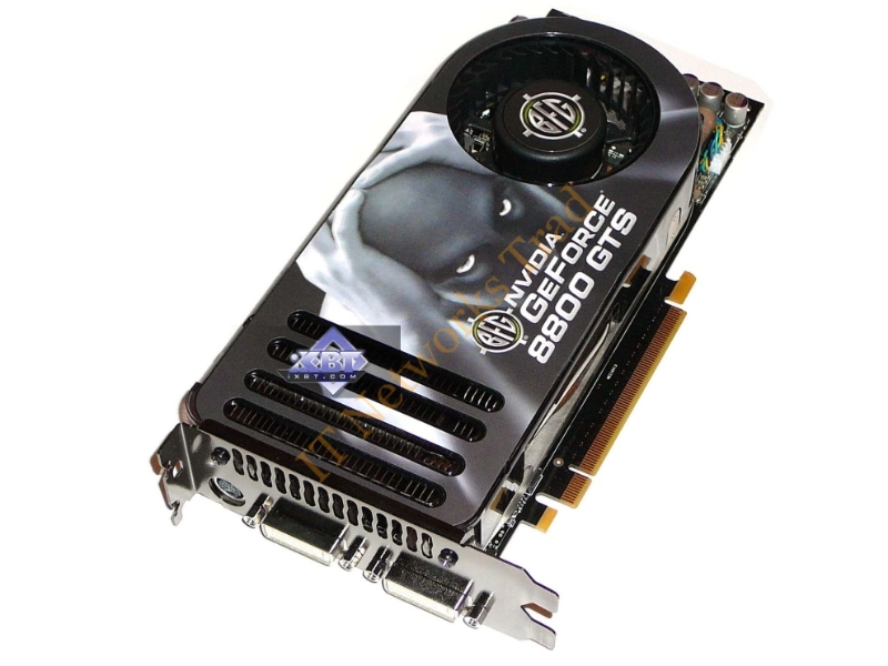 BFGR88640GTSEEOCE BFG GeForce 8800 GTS 640MB 320-Bit GDDR3 PCI Express x16 HDCP Ready SLI Support Video Graphics Card