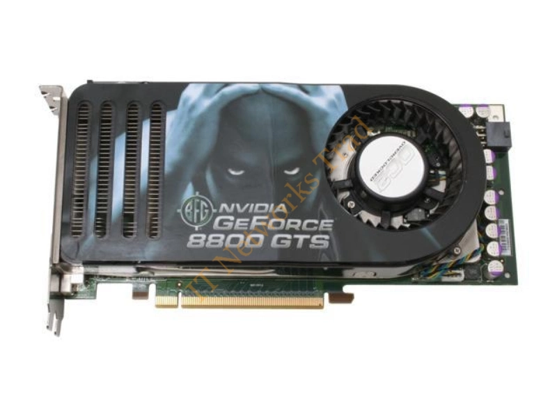 BFGR88640GTSOC2E BFG GeForce 8800 GTS 640MB 320-Bit GDDR3 PCI Express x16 HDCP Ready SLI Support Video Graphics Card