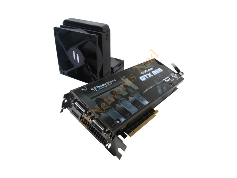 BFGRGTX2951792H2OCLE BFG GeForce GTX 295 H2OC 1.8GB 896-Bit GDDR3 PCI Express 2 x16 HDCP Ready SLI Supported Video Graphics Card