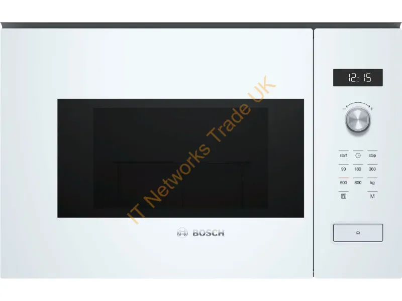 BFL524MW0 - Bosch Serie 6 BFL524MW0 microwave White Solo microwave Built-in 20 L 800 W