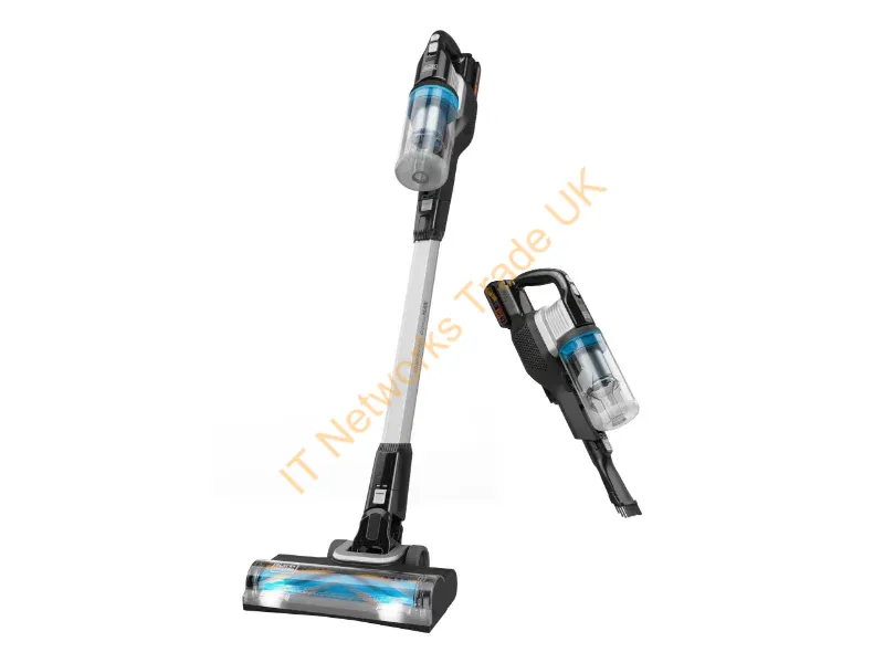 BHFEB520D1-GB - Black & Decker BHFEB520D1-GB stick vacuum/electric broom 2-in-1 stick vacuum Battery Dry Bagless Black, Silver, Transparent, White 2 Ah