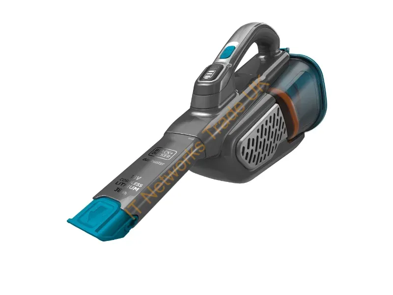 BHHV520BF-QW - Black & Decker BHHV520BF-QW handheld vacuum Blue, Silver, Titanium Bagless